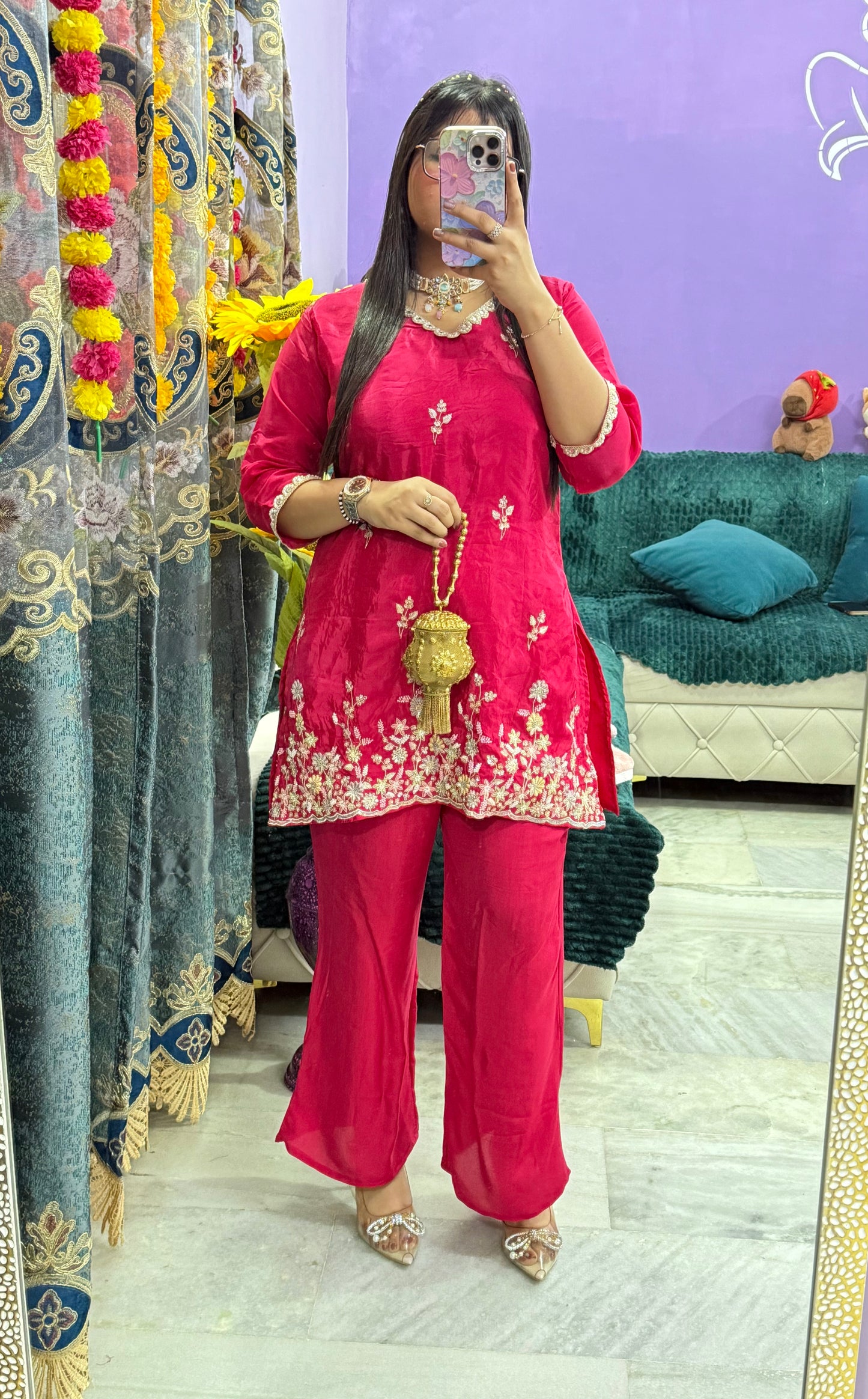 Handwork Taj Co-ord set