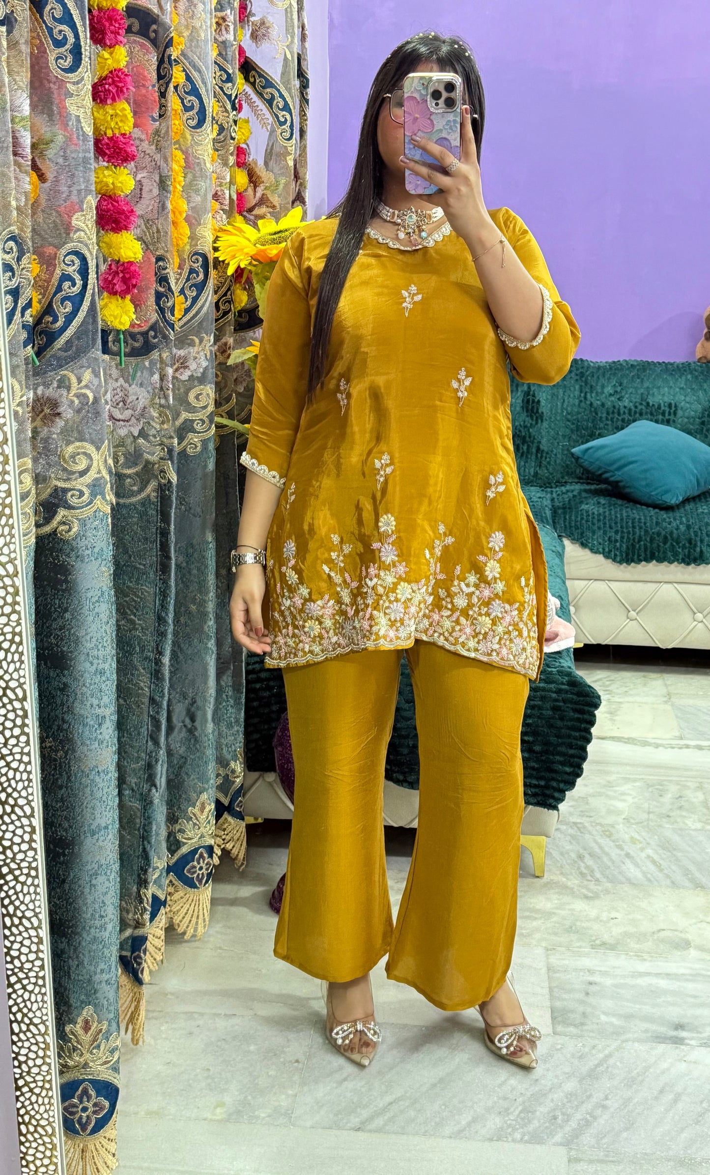 Handwork Taj Co-ord set