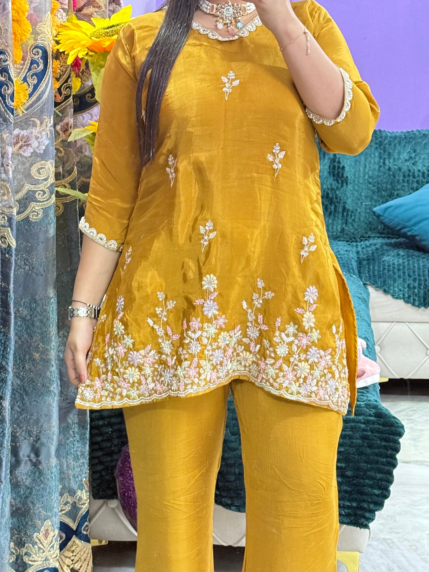 Handwork Taj Co-ord set