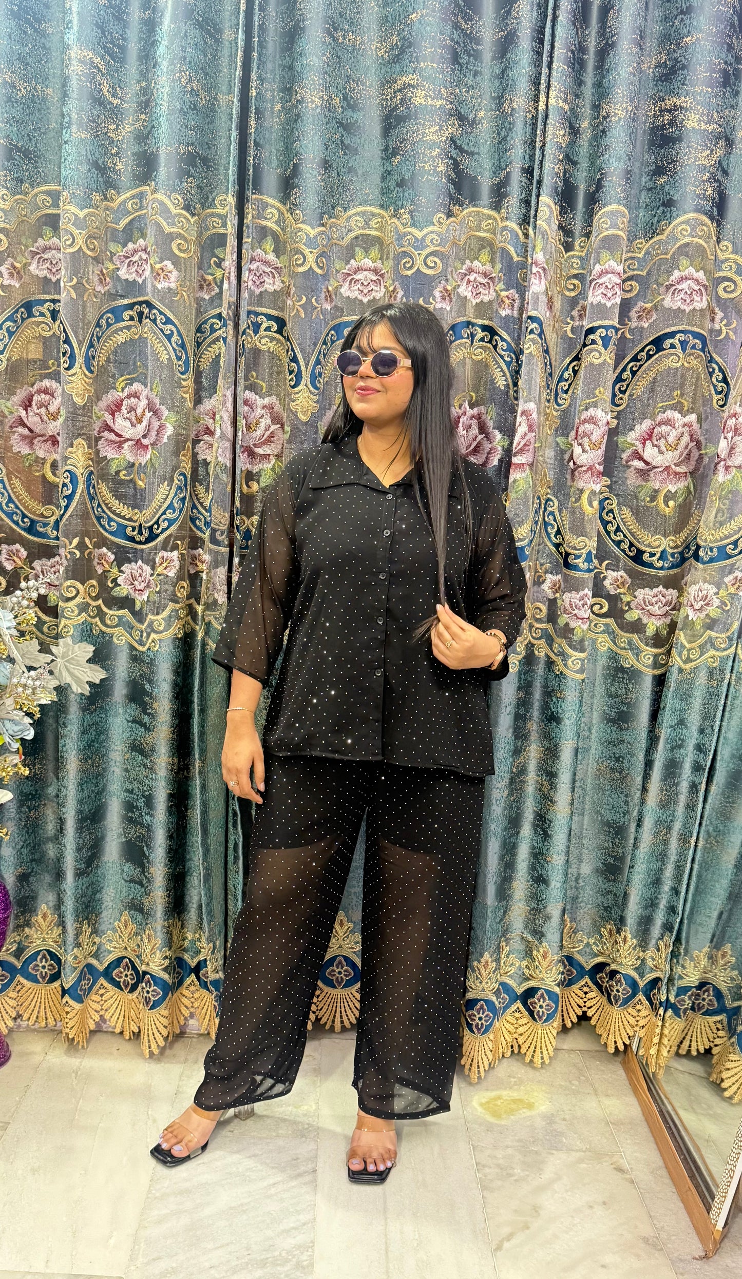 The Black Shimmer Dress