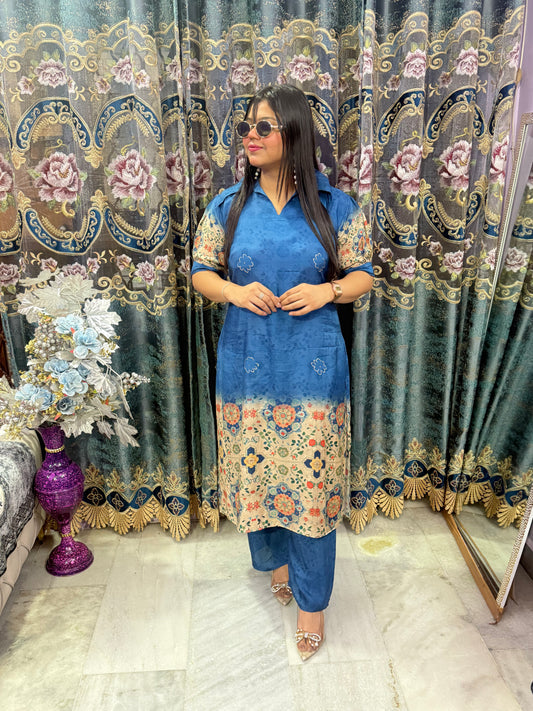 Pure Crape Candy Co-ord Set