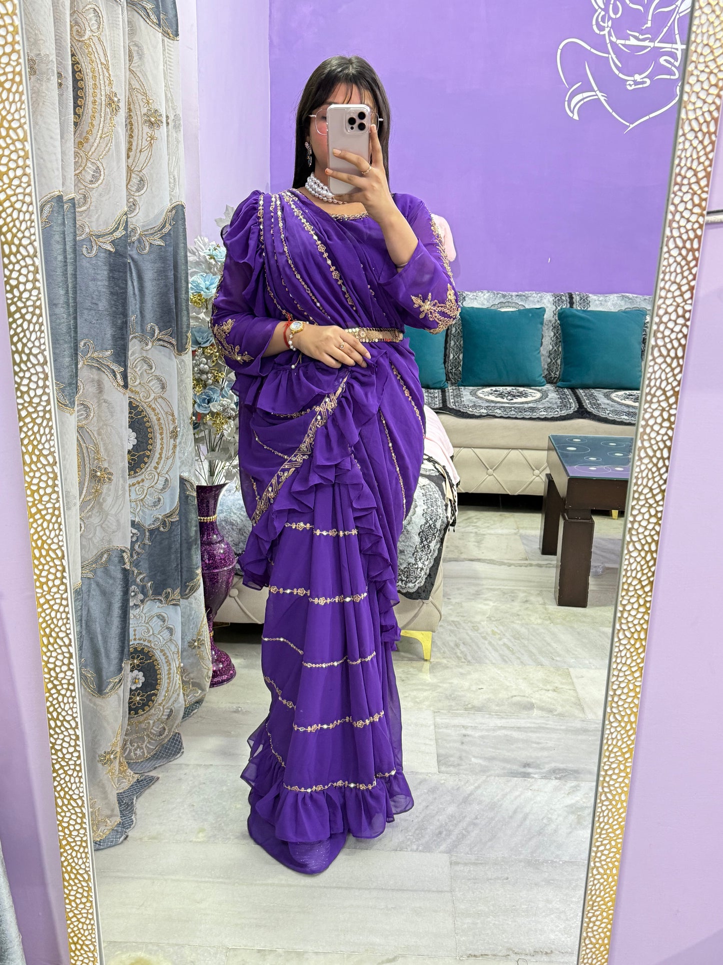 Frill Saree Designer