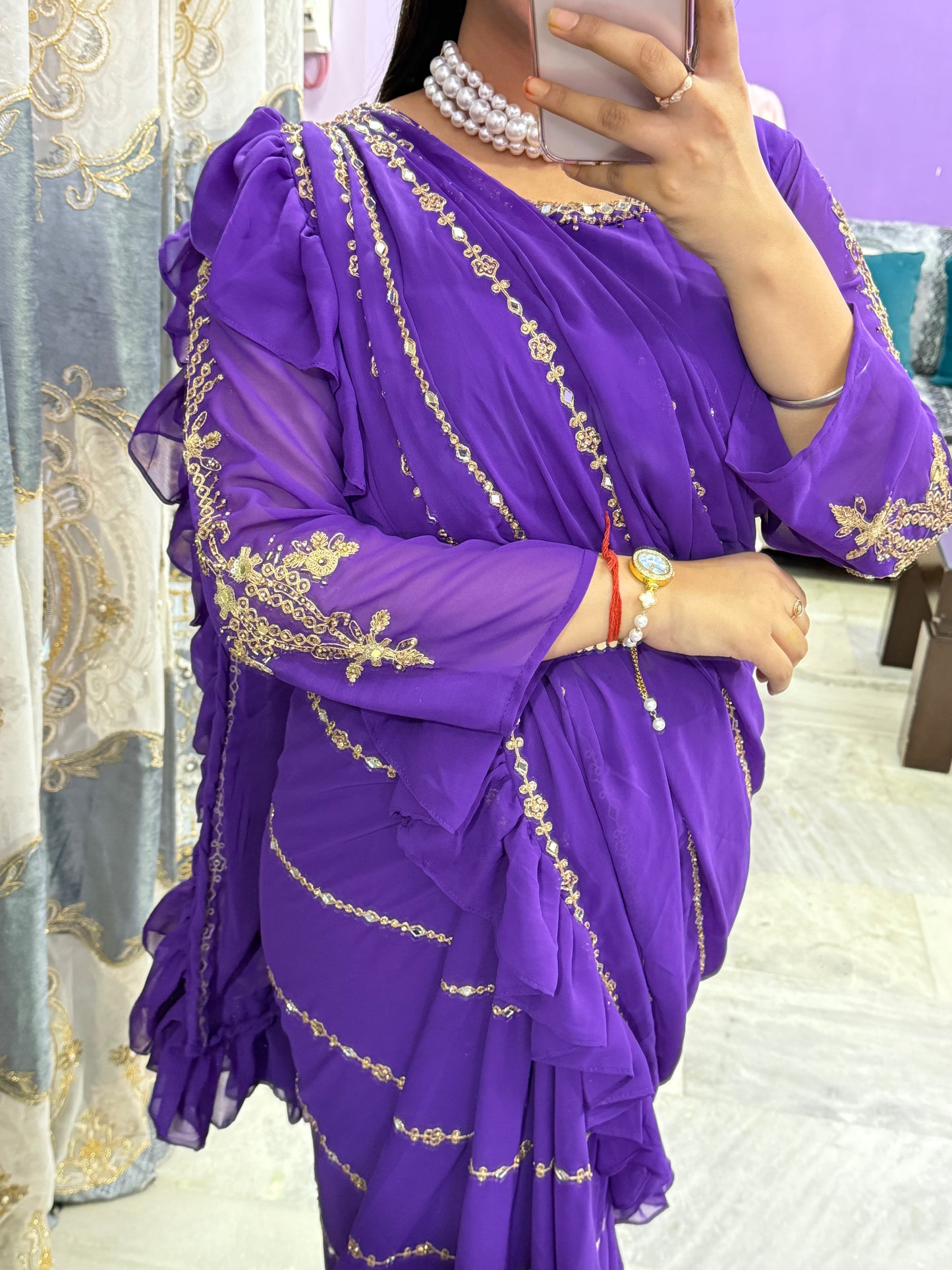 Frill Saree Designer