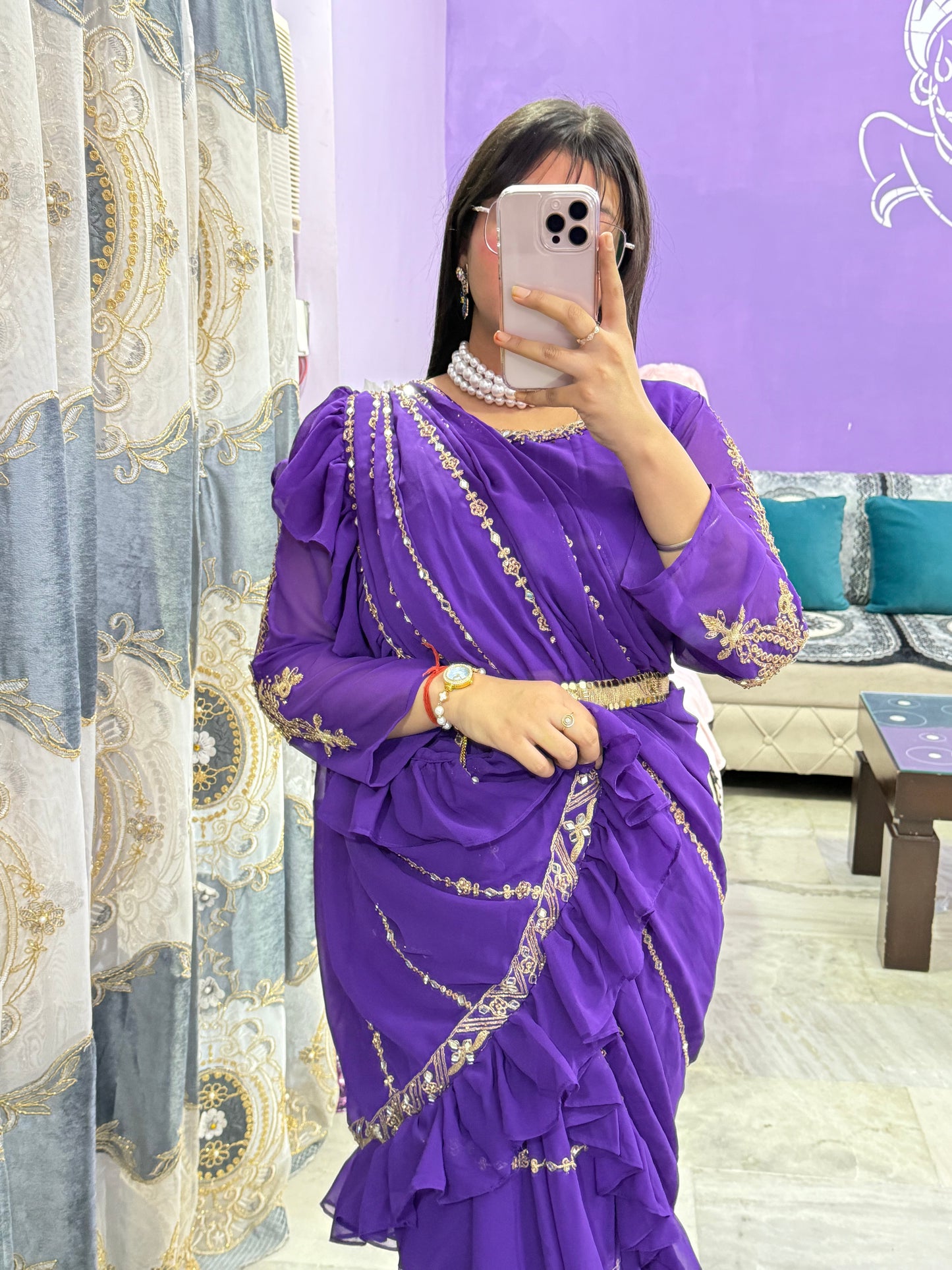 Frill Saree Designer