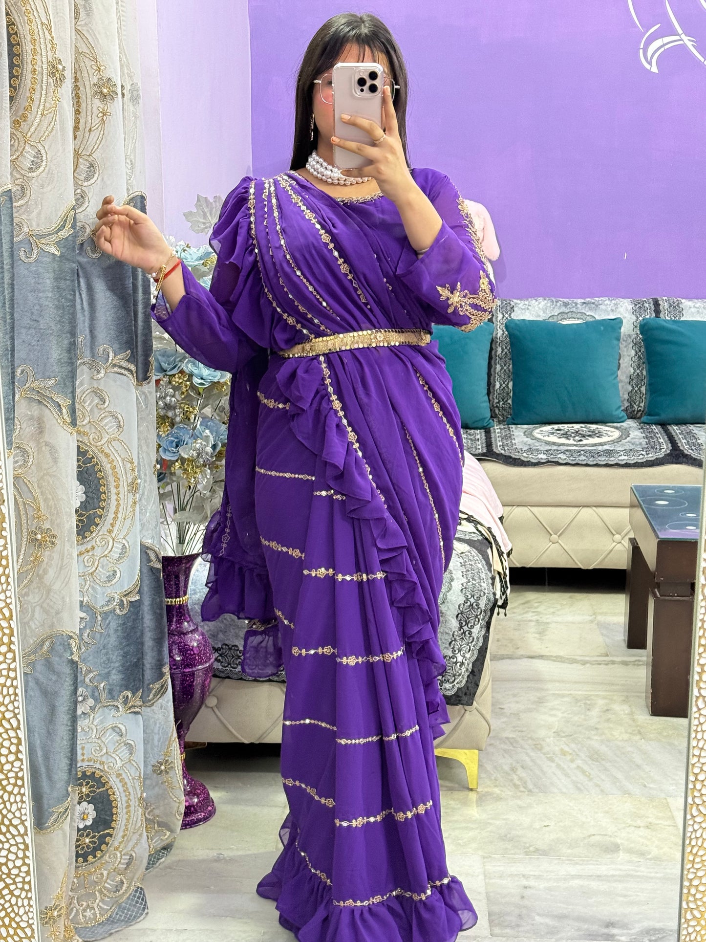 Frill Saree Designer