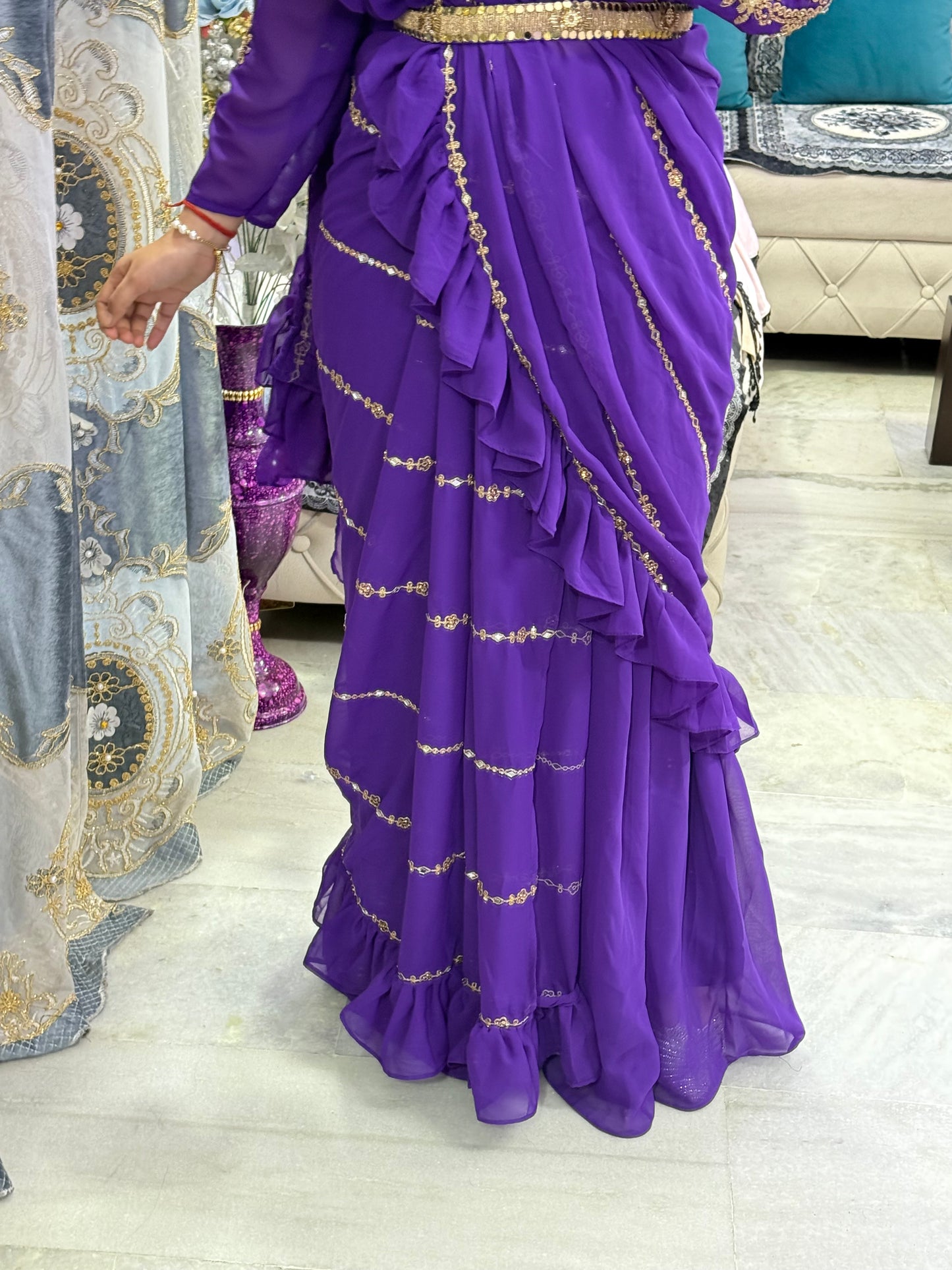 Frill Saree Designer
