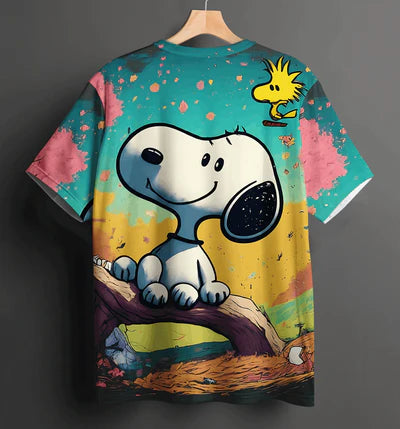 BK Fashions Puppy Face T Shirt for Men 3D puppy sitting on brach Print Tees Summer Short Sleeve Holiday T-Shirts Loose Clothing O-neck Pullover