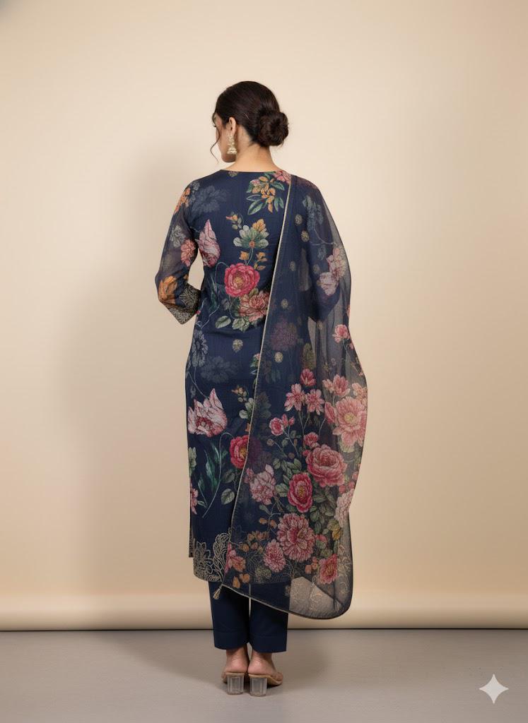 Gorgeous the shahi organza suit 😍