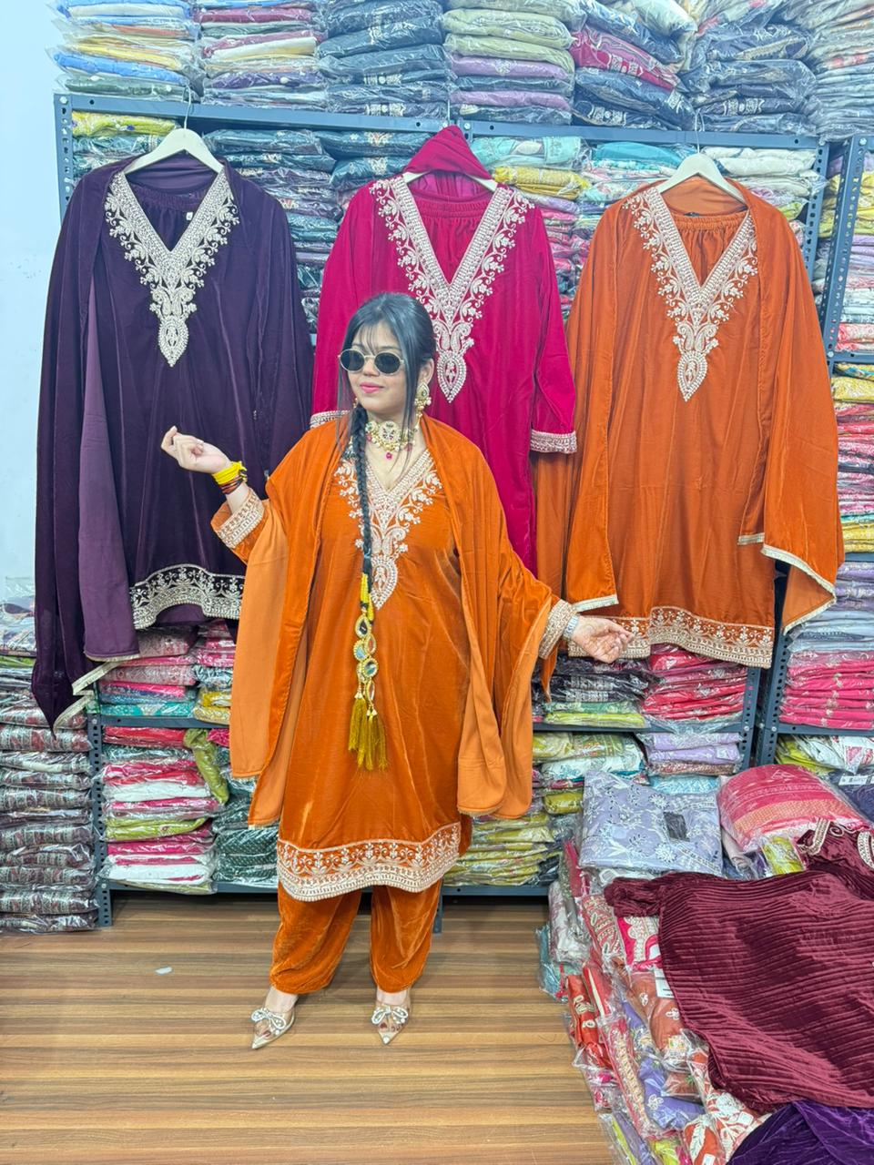 THE SHAHI VELVET SUIT