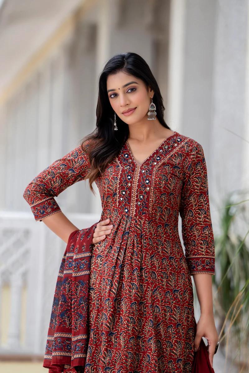 BEST SUMMER COTTON PLAZZO SUIT