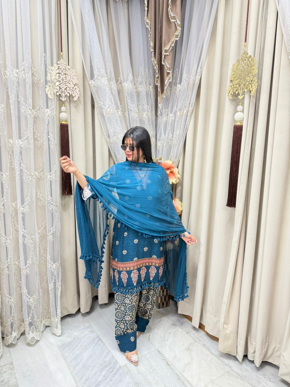 Farshi Pure Mulmul Suit for Women – Soft & Elegant Ethnic Wear