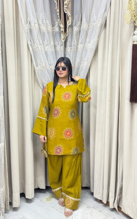 Ghungrooo Farshi Chanderi Cord Set