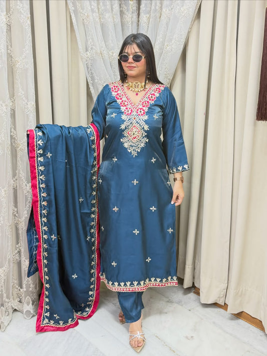 Pheran Style Long Suit
