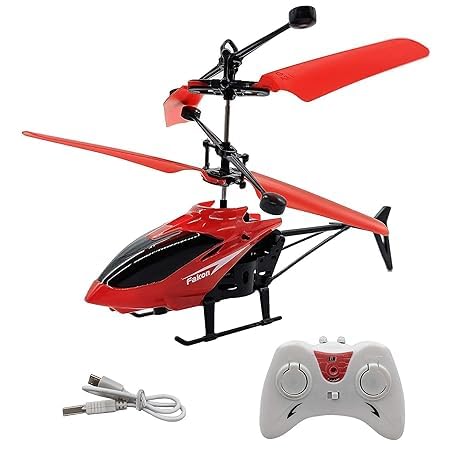 Remote Control Helicopter with Hand Gravity Sensor USB Charging Helicopter Toy (Random color )