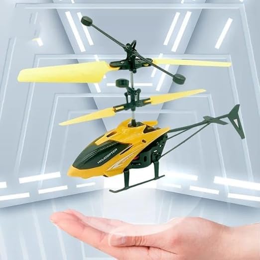 Remote Control Helicopter with Hand Gravity Sensor USB Charging Helicopter Toy (Random color )