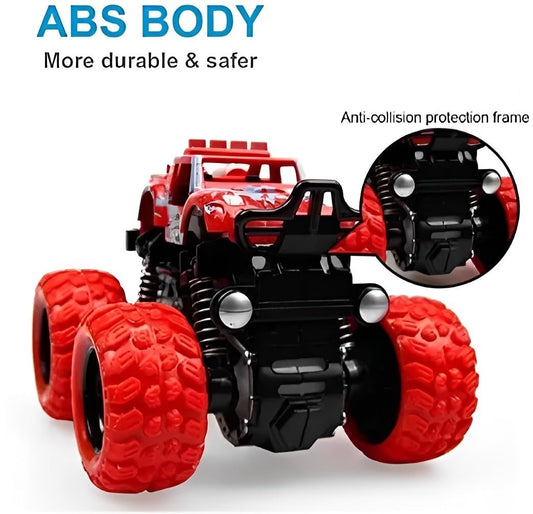 Monster Trucks, Friction Powered monster Car Toys for Boys 3-7 Years Old, Durable High-Density Alloy and Non-Toxic Plastic, Non-Slip Tires for Educational Play (Multicolor)