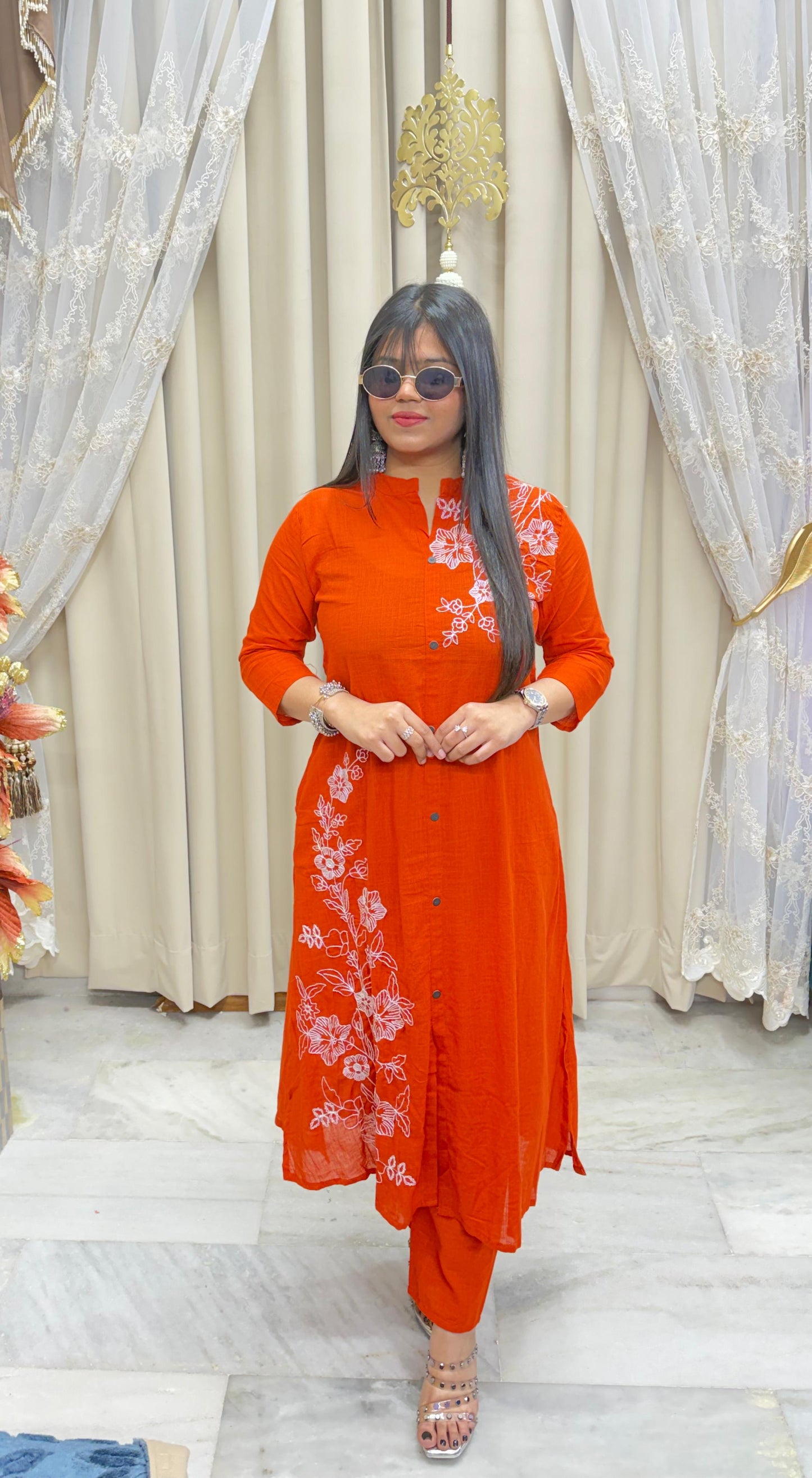 Chic Cotton Co-Ord Set – Ideal for Daily Wear & Occasions