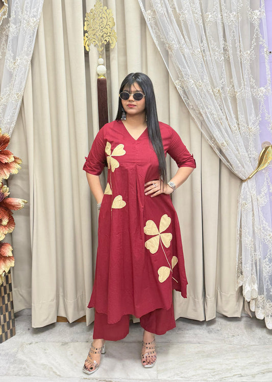 Elegant Cotton Co-Ord Set – Perfect for Daily & Special Occasions