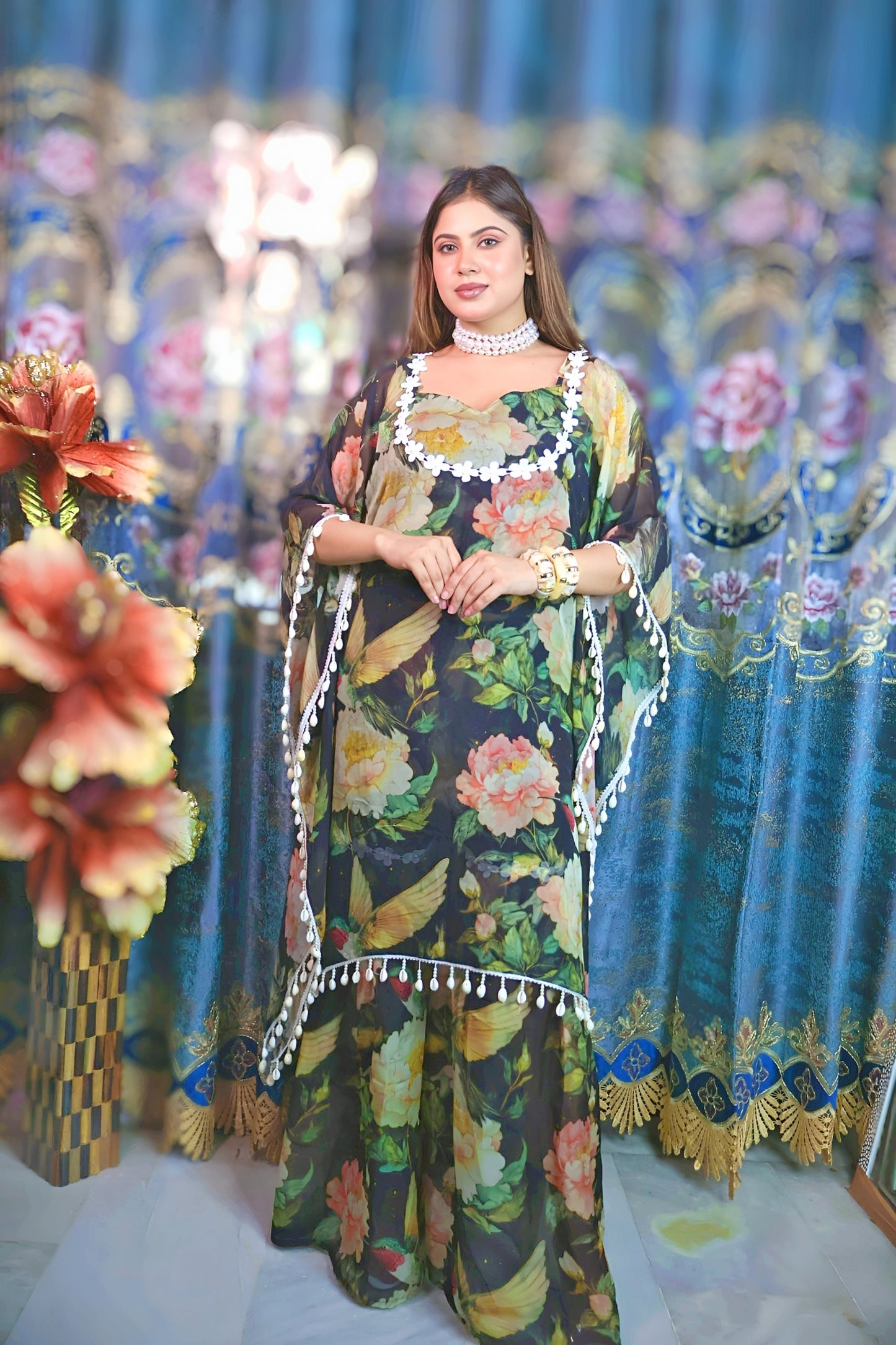 KODI KAFTAN SHARARA CO-ORD SET