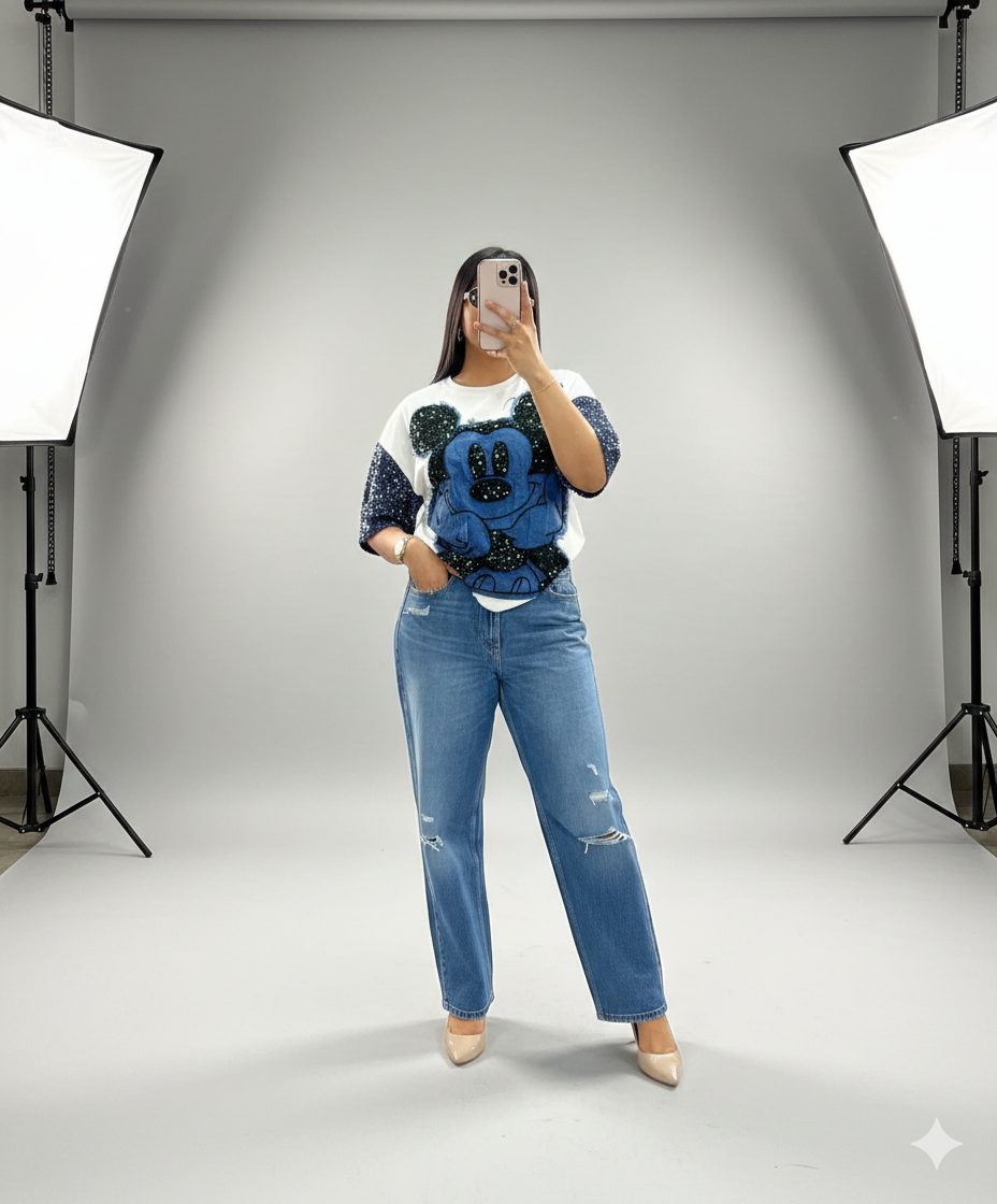 Premium Mickey Graphic T-Shirt