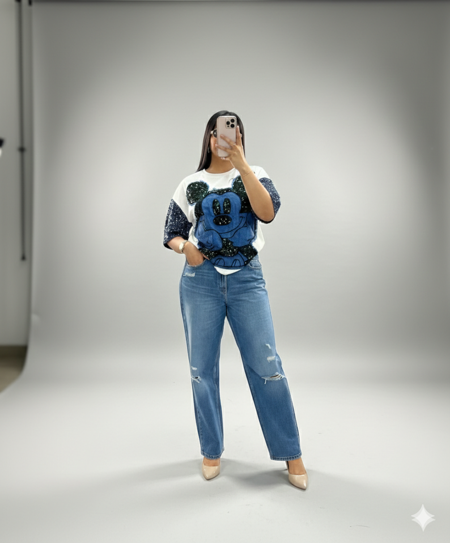 Premium Mickey Graphic T-Shirt