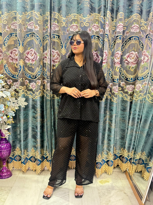 The Black Shimmer Dress
