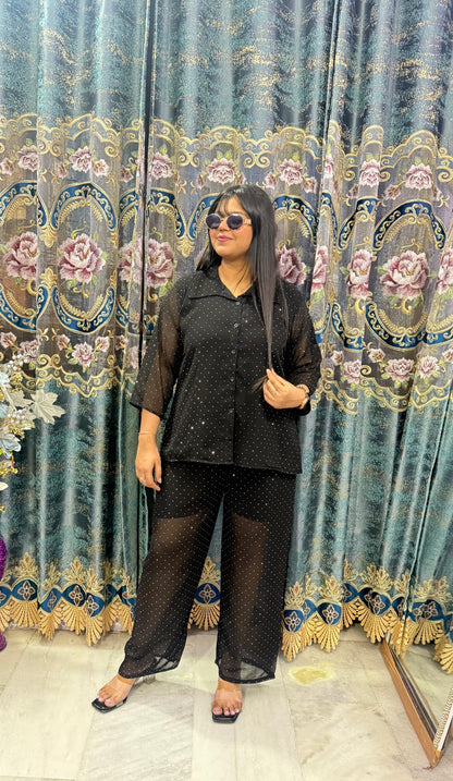The Black Shimmer Dress