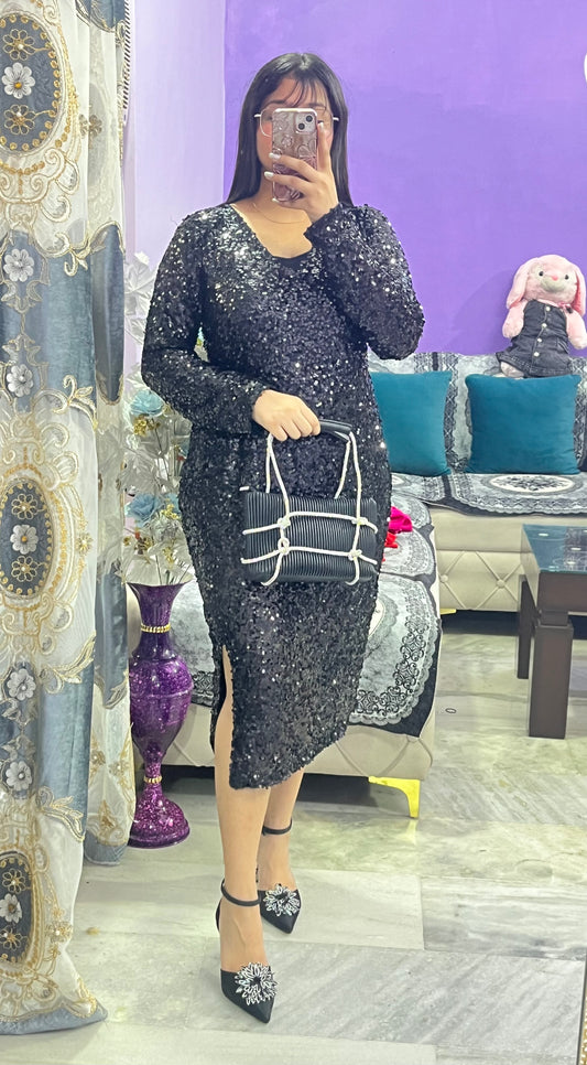 New Year Black Dress