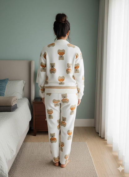 Cute Winter furry night suits