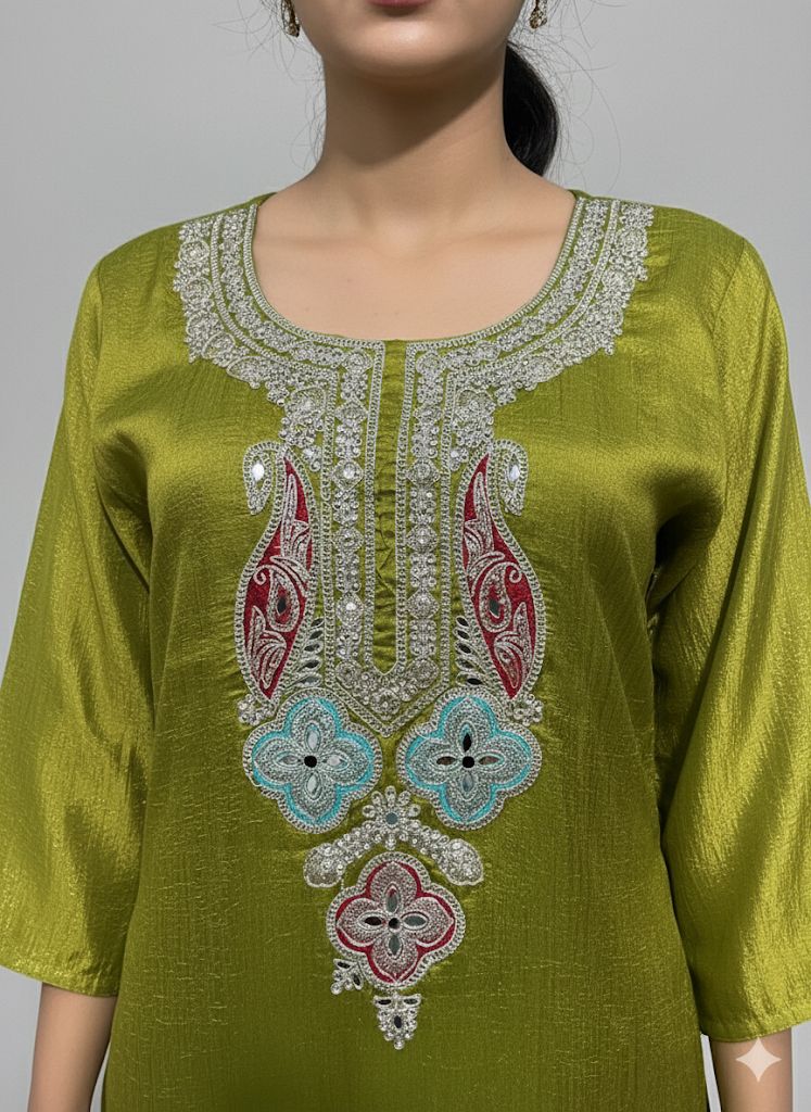 Beautiful vichitra suit 😍