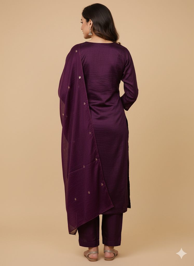 Beautiful vichitra suit 😍