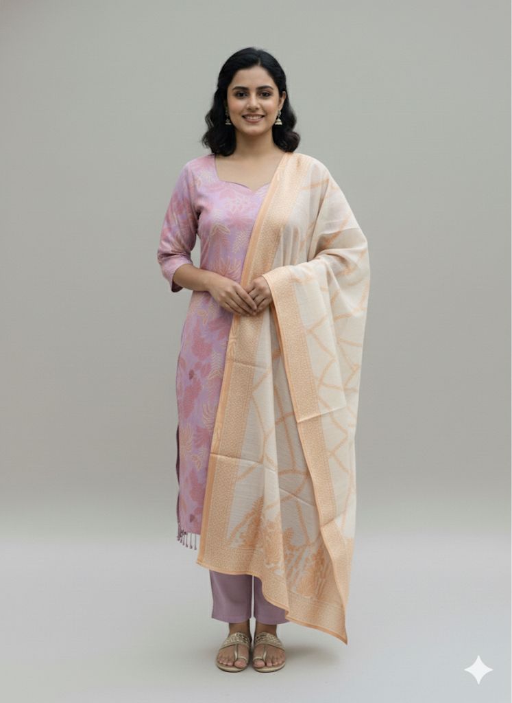 COTTON SILK SUIT