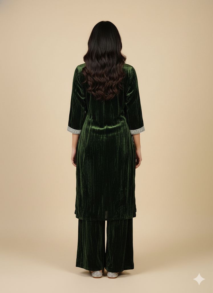 CRUSH VELVET CO-ORD SET