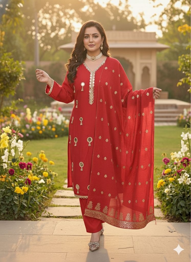 Desingner mirror straight suit