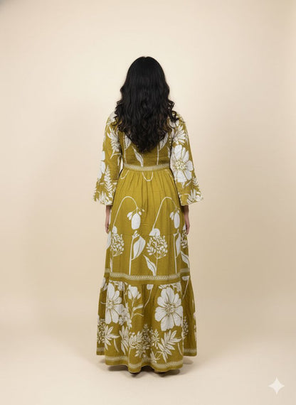 NEON GREEN SMOKE DRESS