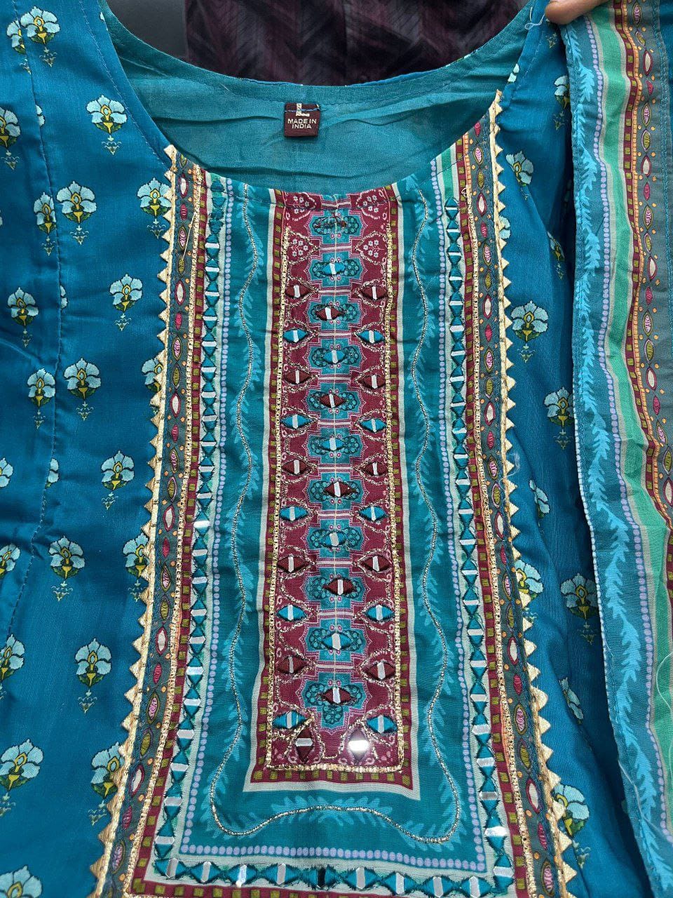 BEAUTIFUL BLUE ANARKALI
