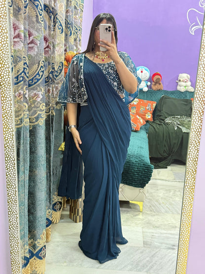 CAPE DESIGNER SAREE