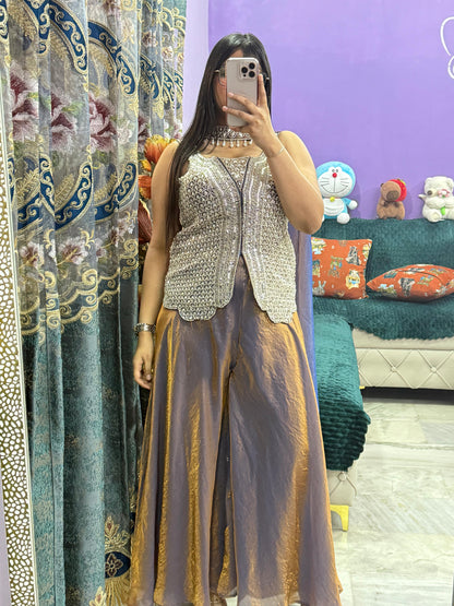 DESIGNER 3PCS  PARTY WEAR DRESS