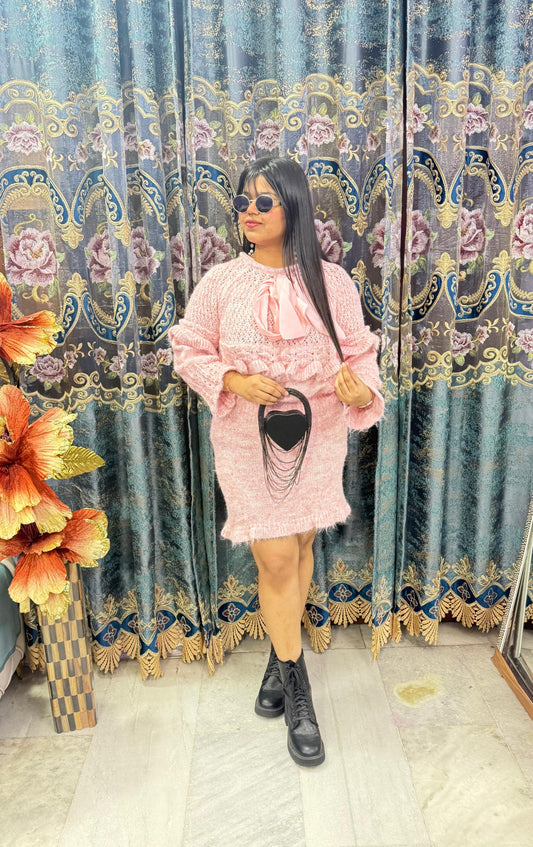 BEAUTIFUL WOOLEN BARBIE SKIRT- TOP2 DRESS