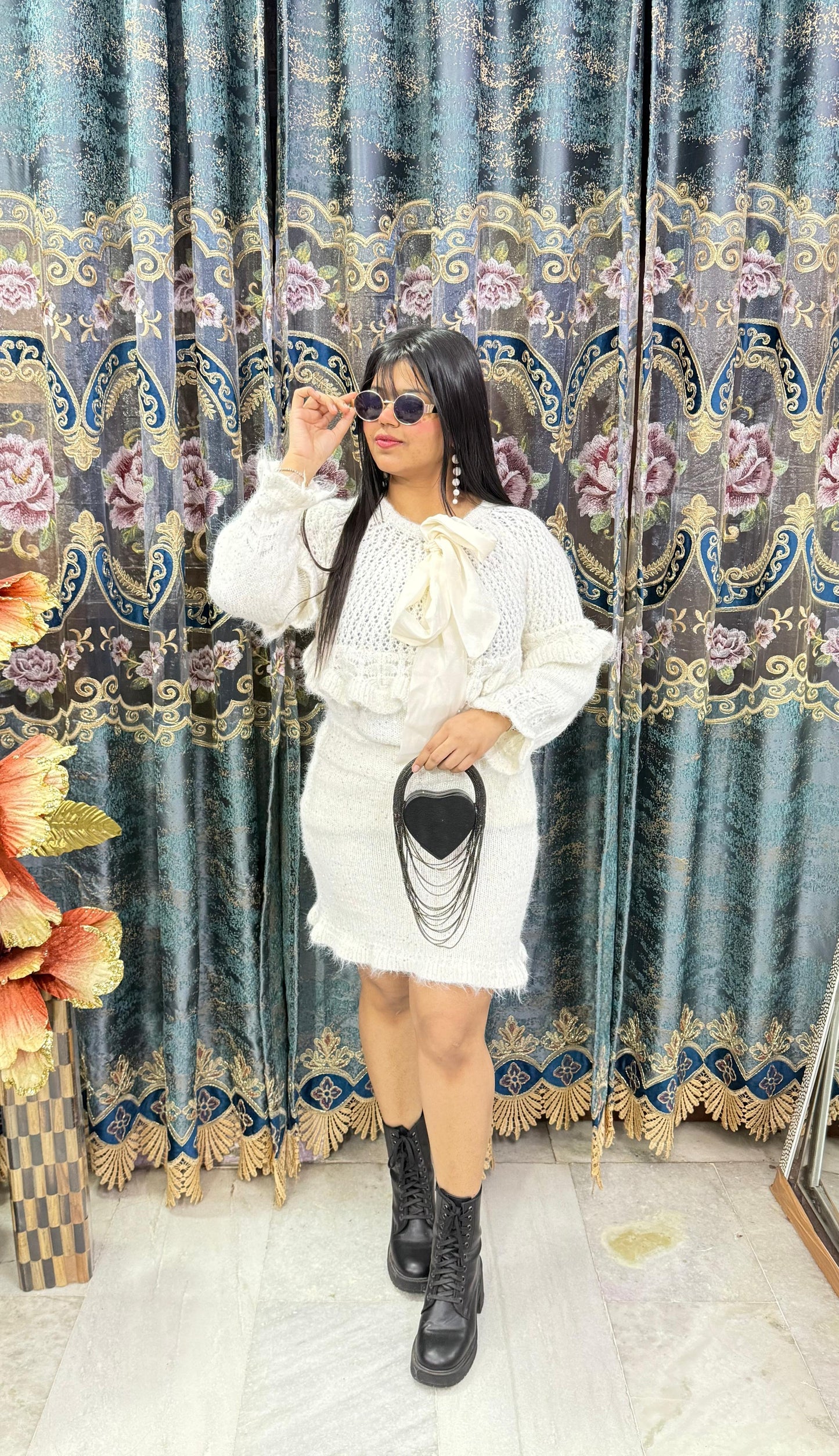 BEAUTIFUL WOOLEN BARBIE SKIRT- TOP2 DRESS