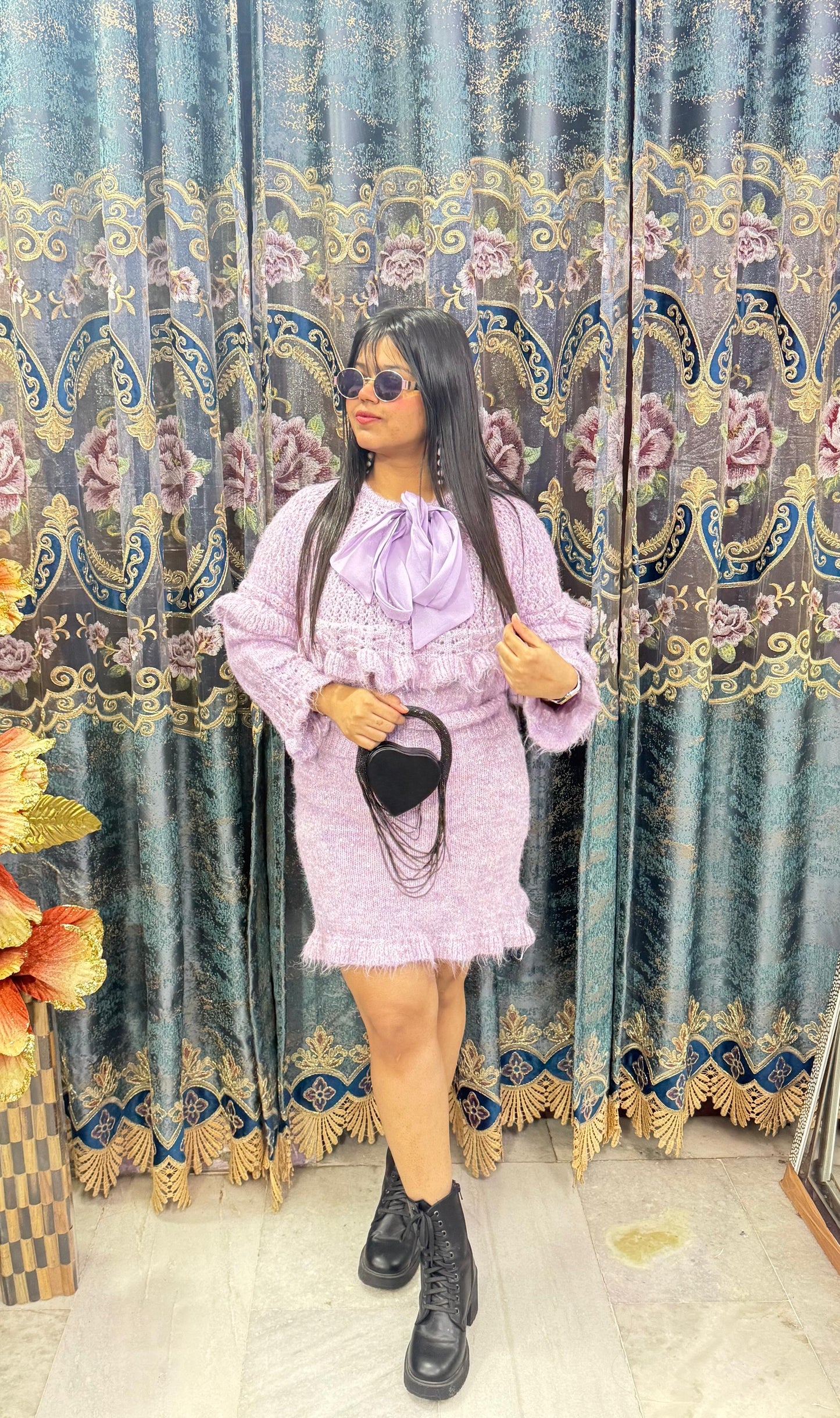 BEAUTIFUL WOOLEN BARBIE SKIRT- TOP2 DRESS