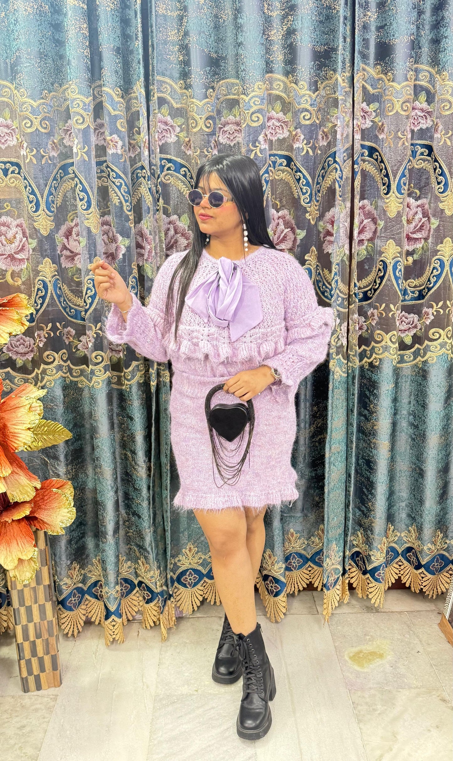 BEAUTIFUL WOOLEN BARBIE SKIRT- TOP2 DRESS