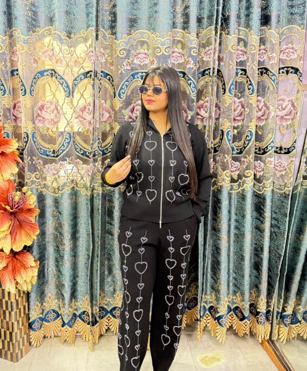 THE HEART KNITTED CO-ORD SET