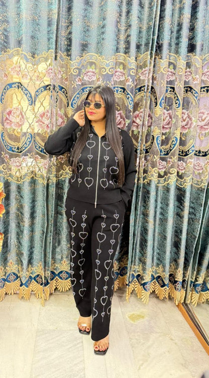 THE HEART KNITTED CO-ORD SET