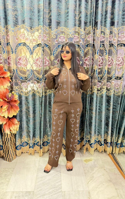 THE HEART KNITTED CO-ORD SET
