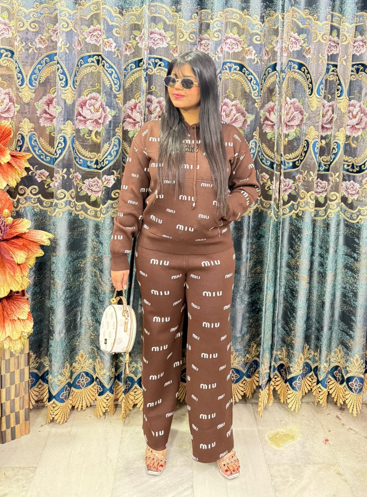 KNITTED MIU CO-ORD SET