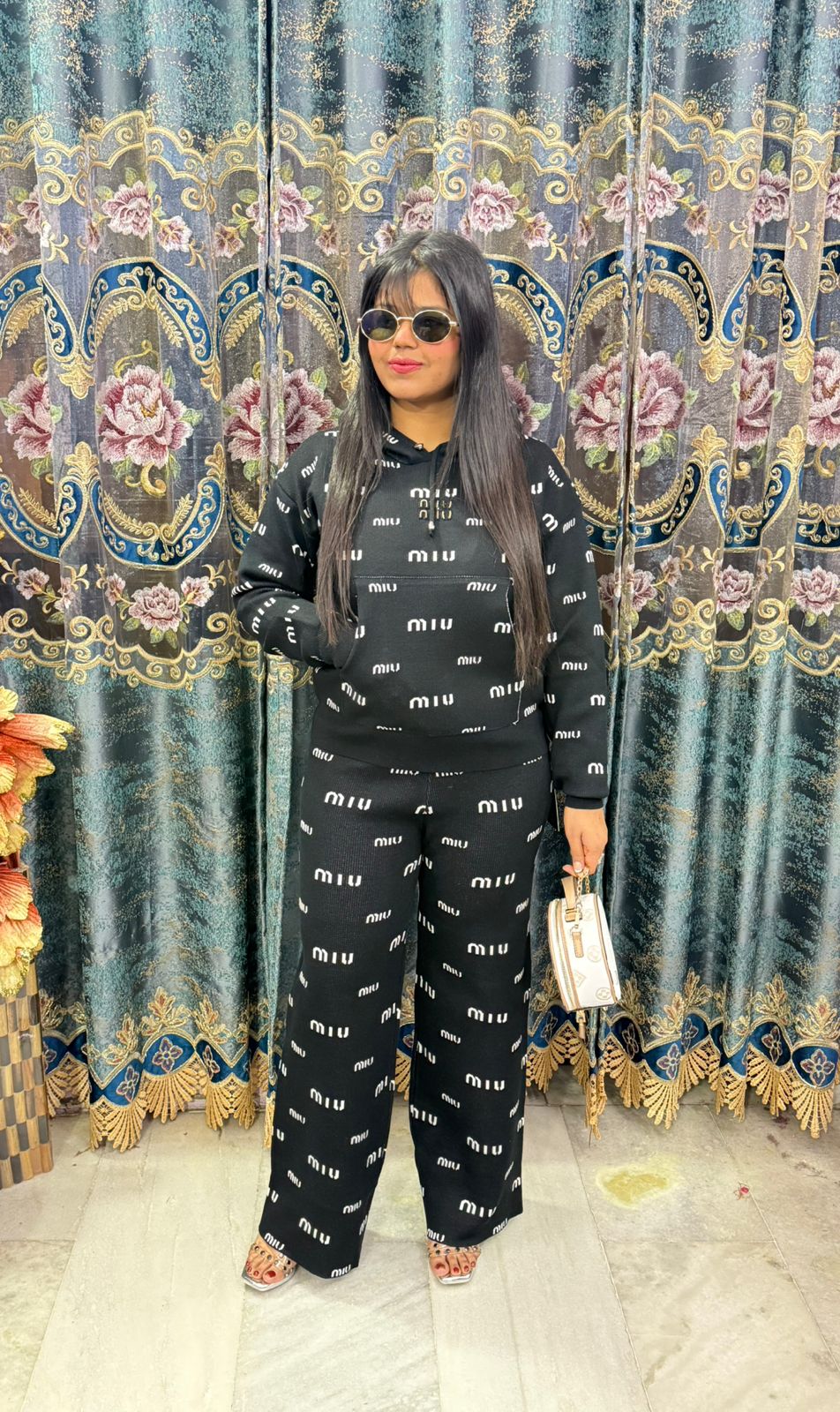 KNITTED MIU CO-ORD SET