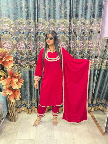 VELVET DESIGNER SUIT