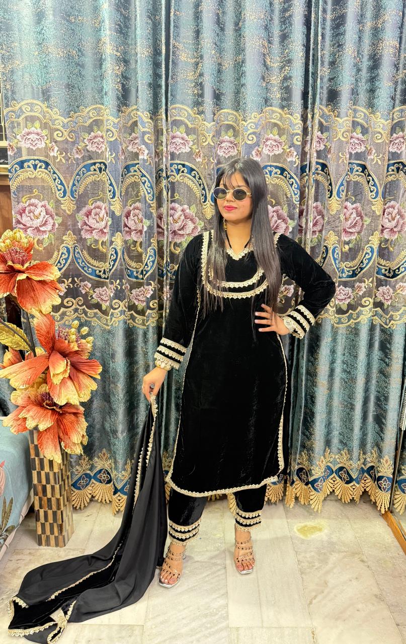 VELVET DESIGNER SUIT
