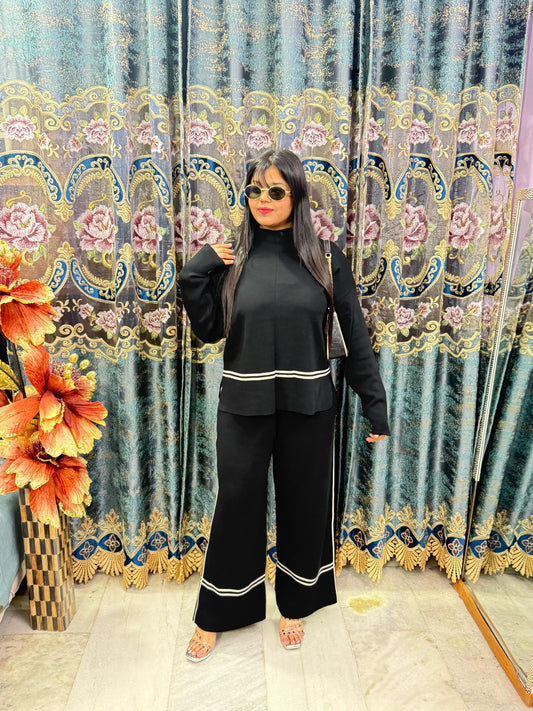 KNITTED KOREAN CO-ORD SET